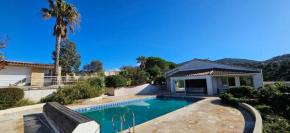 Villa de standing Les Amandiers, vue mer & piscine